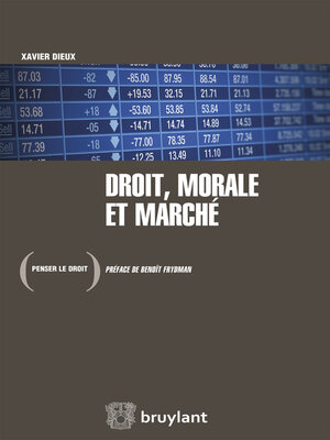 cover image of Droit, morale et marché